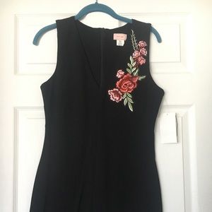 Black sheath dress
